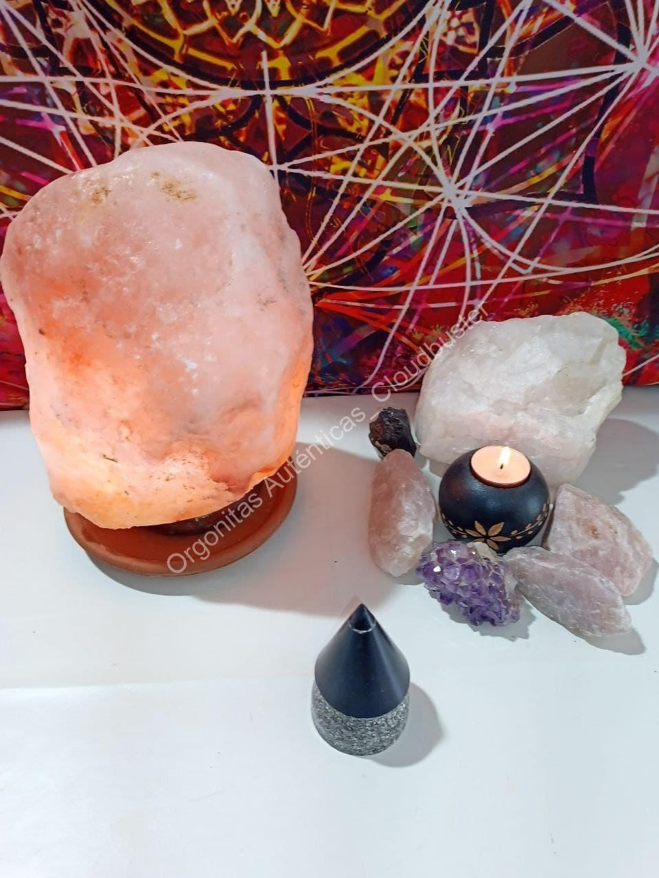 Orgonita Auténtica VIRUTA ALUMINIO con punta de Magnetita Pirámide Cono pequeña - Imagen 3