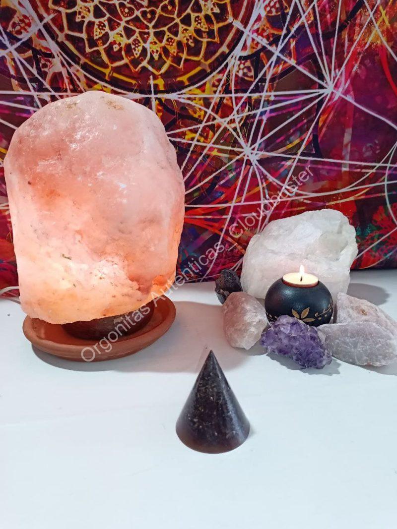 Orgonita Auténtica VIRUTA DE HIERRO Pirámide cono - Imagen 4