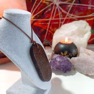 Orgonita Auténtica VIRUTA PEQUEÑA DE HIERRO colgante Chapa Militar