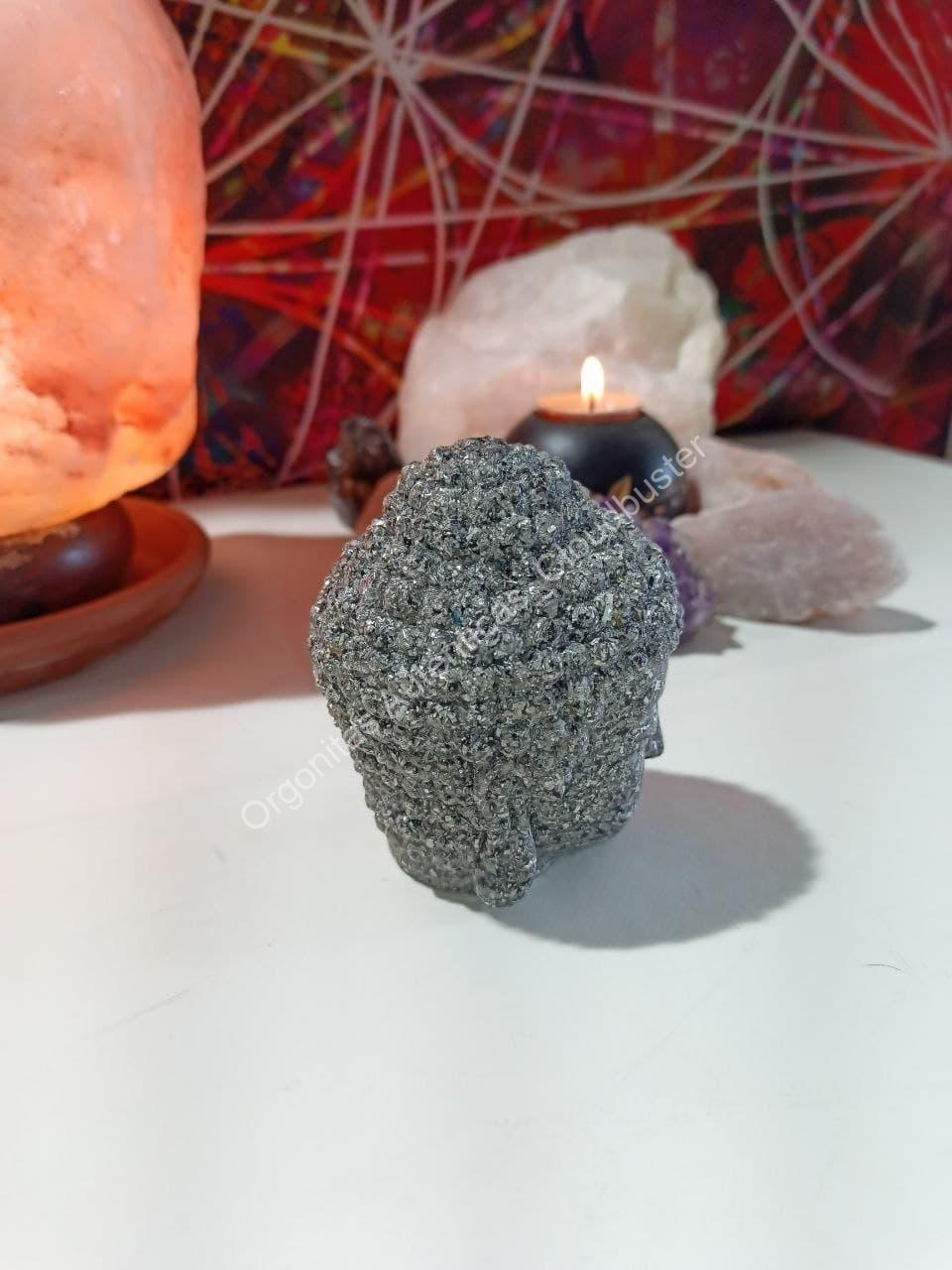 Orgonita Auténtica / Electronite formato cabeza Buda - Imagen 5