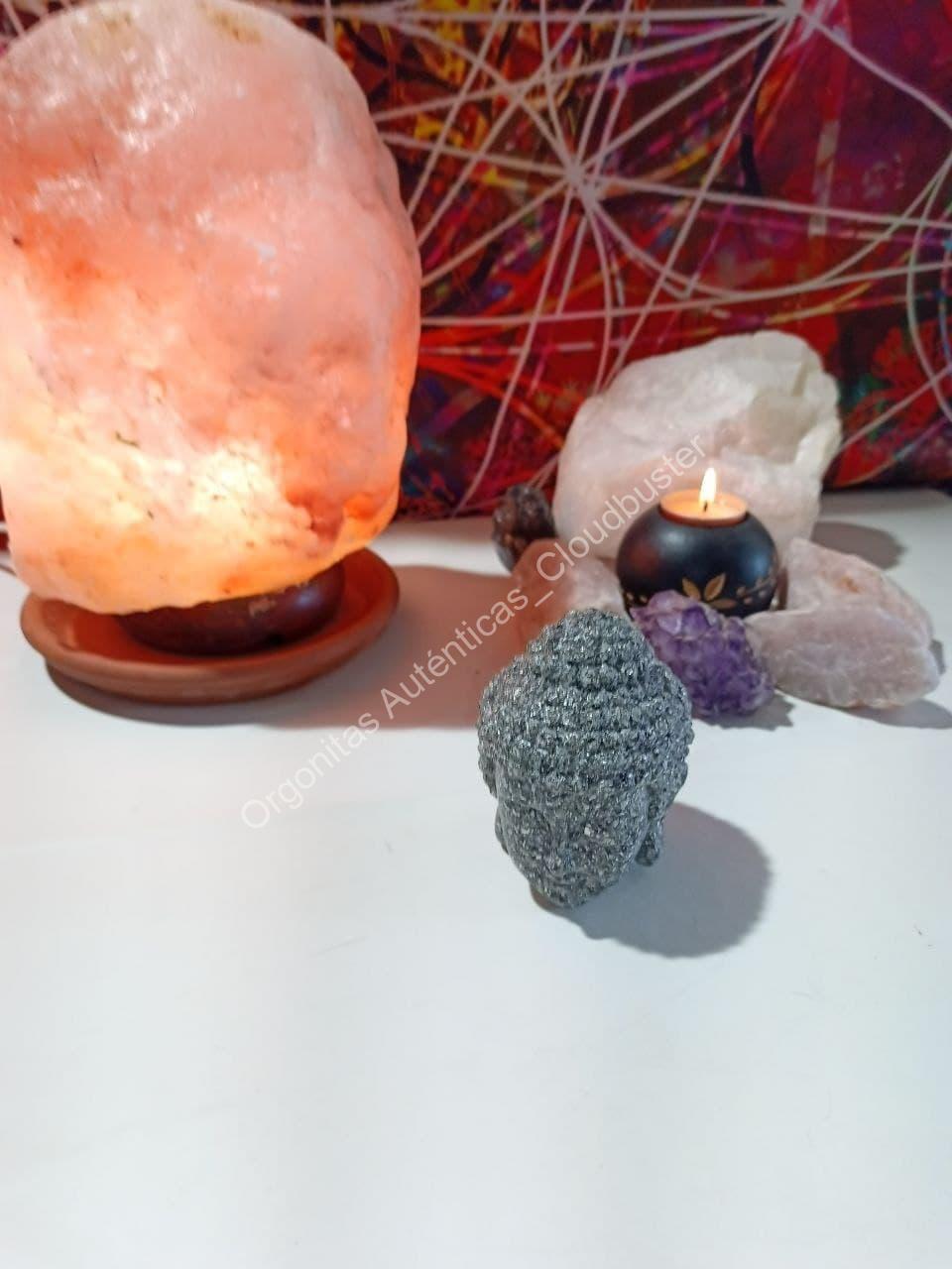 Orgonita Auténtica / Electronite formato cabeza Buda - Imagen 3