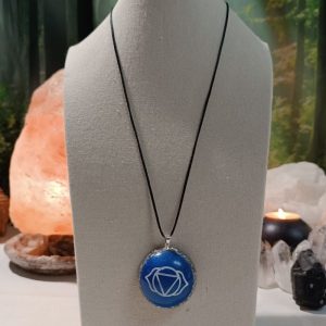 Orgonita Auténtica / Electronite Colgante o llavero Chakra Tercer Ojo formato Semiesfera