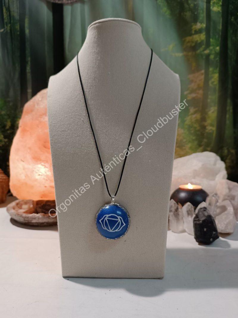 Orgonita Auténtica / Electronite Colgante o llavero Chakra Tercer Ojo formato Semiesfera - Imagen 4