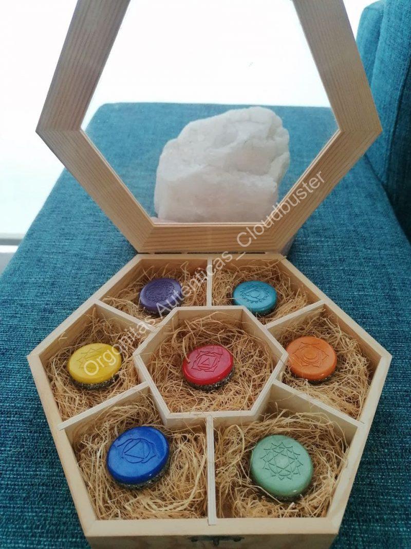 Conjunto Orgonitas Auténticas Reiki formato Semicírculo - Imagen 7