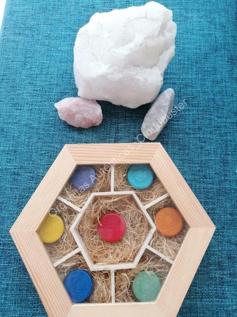 Conjunto Orgonitas Auténticas Reiki formato Semicírculo - Imagen 6