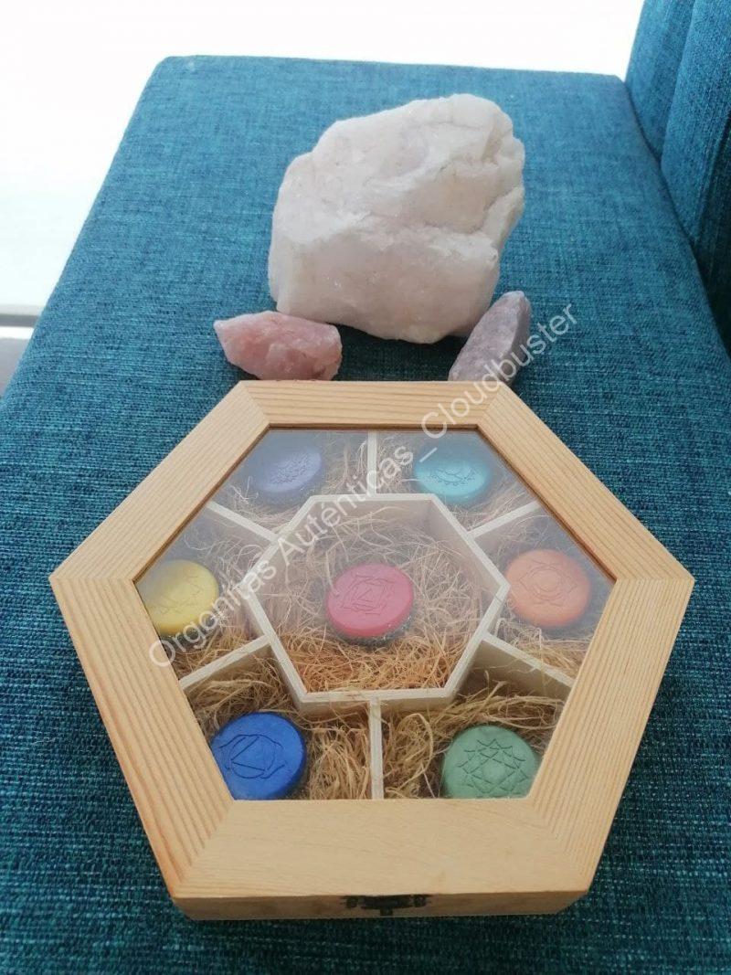 Conjunto Orgonitas Auténticas Reiki formato Semicírculo - Imagen 5