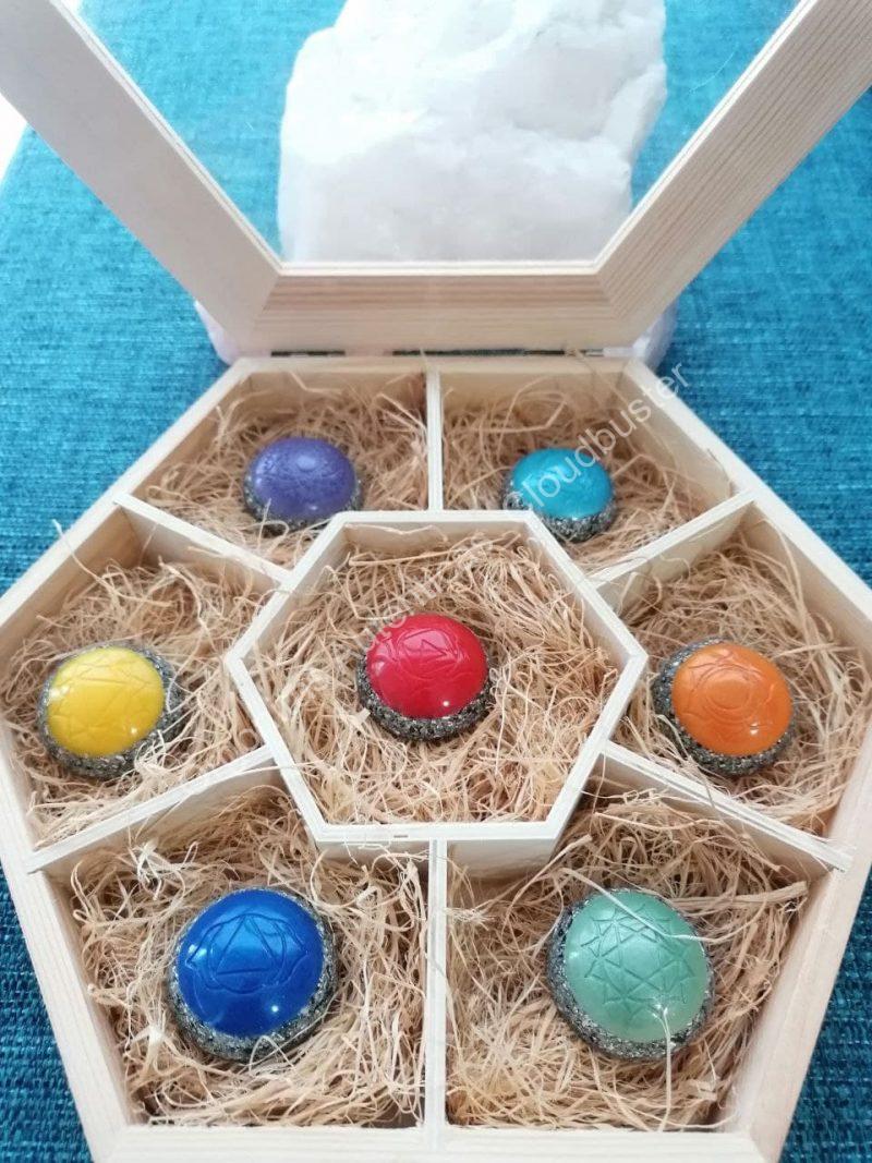 Pack Orgonitas Auténticas Reiki formato Semiesfera - Imagen 7
