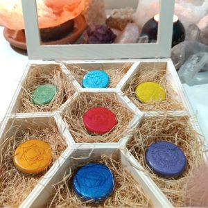 Conjunto Orgonitas Auténticas Reiki formato Semicírculo