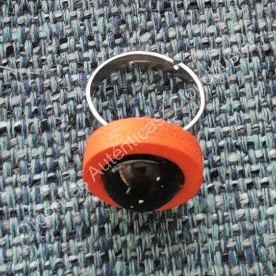 Anillo de Shungita y madera 2 colores