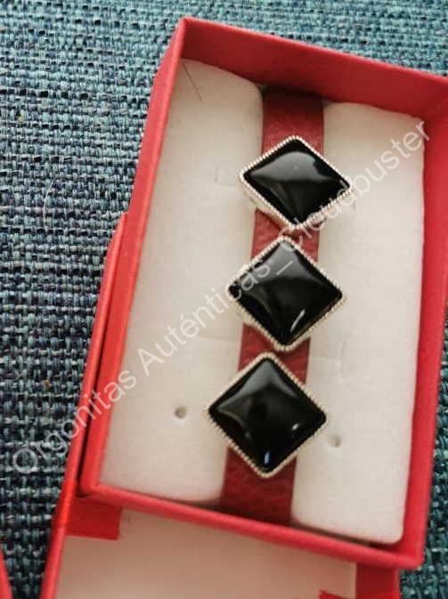 Pulsera de Shungita formato Rombos 2 Colores - Imagen 4