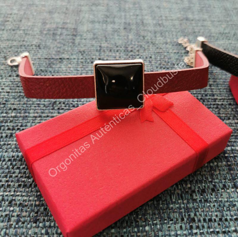 Pulsera de Shungita formato Cuadrada 2 Colores - Imagen 3