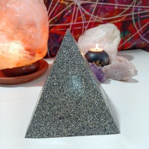 Orgonita Auténtica / Electronite Formato Pirámide Maxi Grande 4 lados