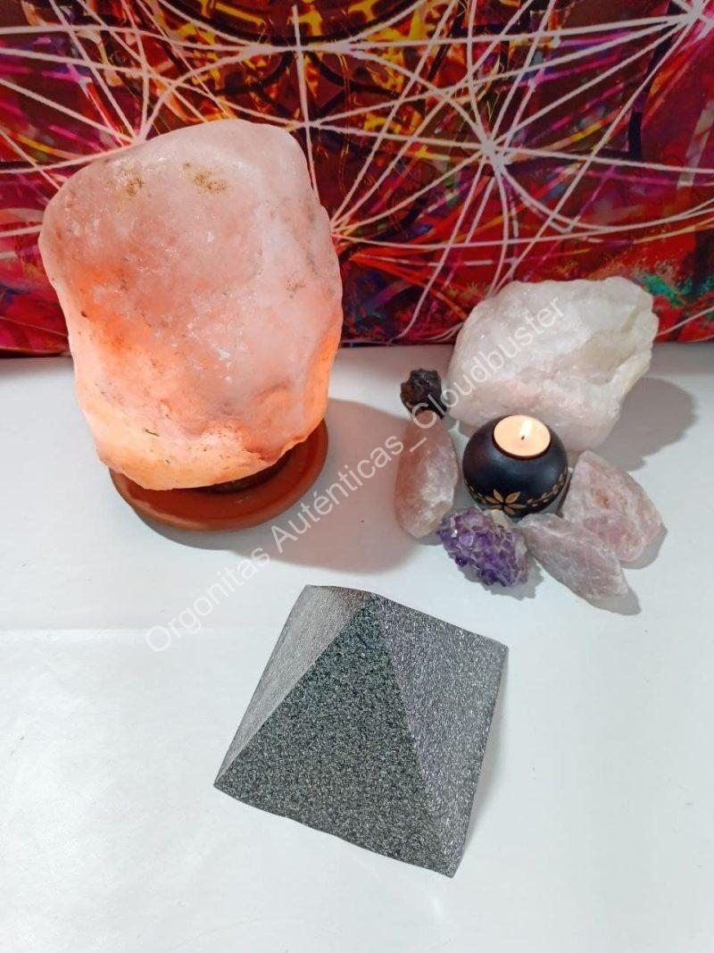 Orgonita Auténtica / Electronite Formato Pirámide Maxi Grande 4 lados - Imagen 3