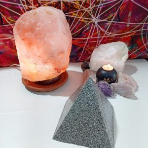 Orgonita Auténtica / Electronite Formato Pirámide Maxi Grande 4 lados