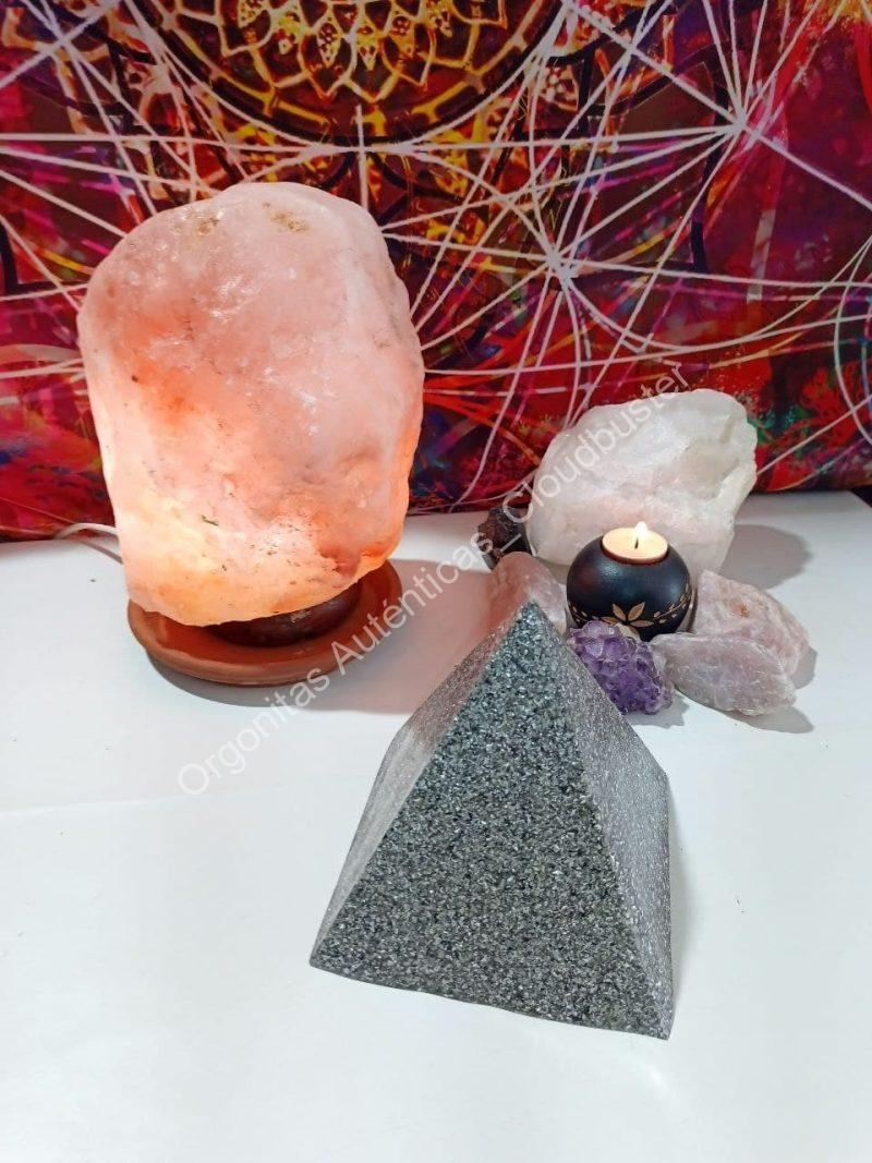 Orgonita Auténtica / Electronite Formato Pirámide Maxi Grande 4 lados - Imagen 2