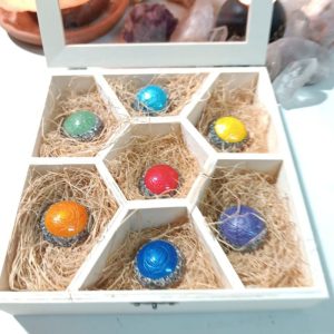 Pack Orgonitas Auténticas Reiki formato Semiesfera