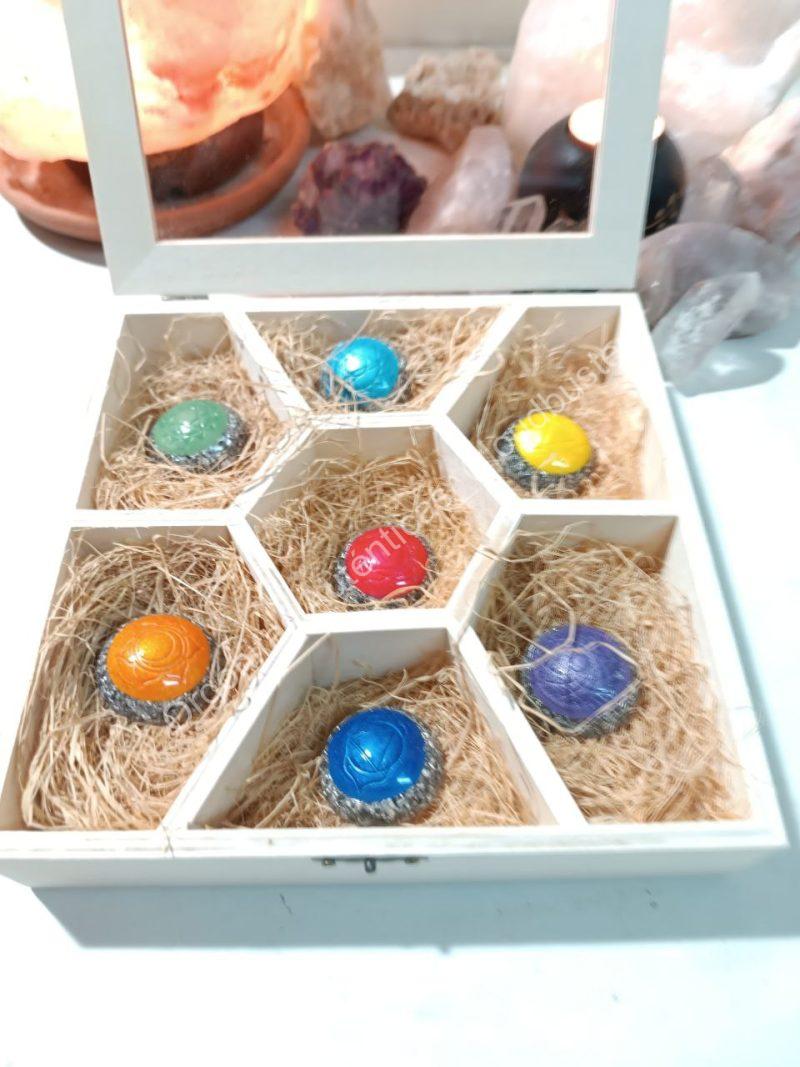 Pack Orgonitas Auténticas Reiki formato Semiesfera