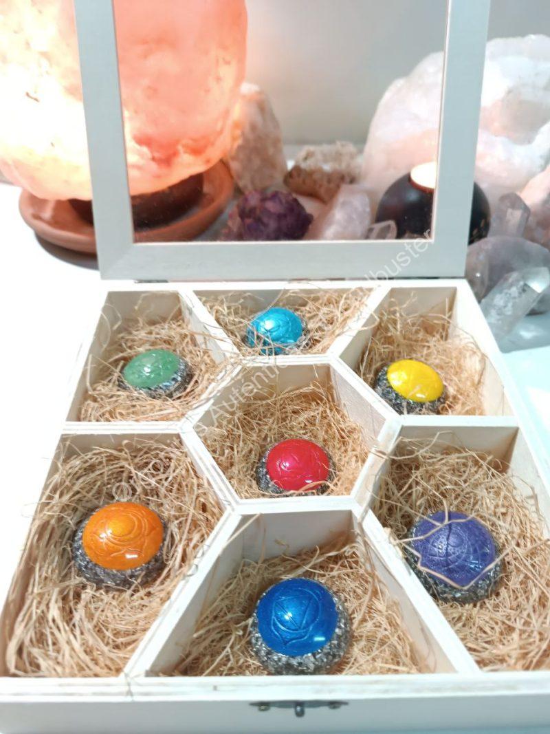 Pack Orgonitas Auténticas Reiki formato Semiesfera - Imagen 3