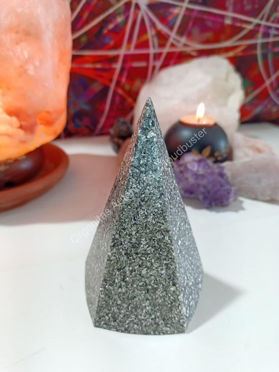 Orgonita Auténtica / Electronite Pirámide formato Pentagonal