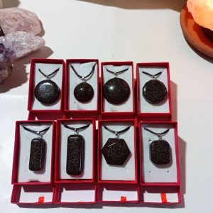 Orgonita Auténtica VIRUTA PEQUEÑA DE HIERRO colgante Círculo