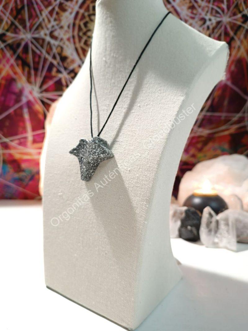 Orgonita Auténtica / Electronite Colgante Hoja en Punta - Imagen 2