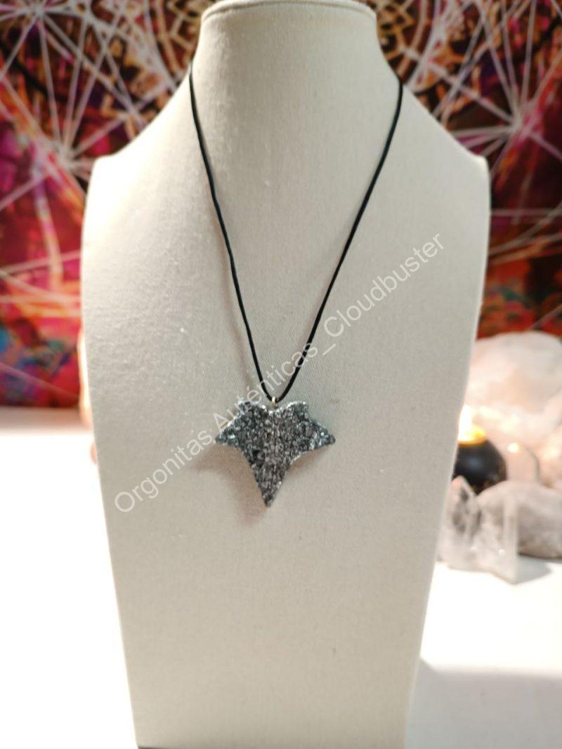 Orgonita Auténtica / Electronite Colgante Hoja en Punta - Imagen 3