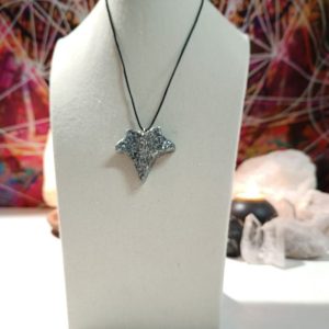 Orgonita Auténtica / Electronite Colgante Hoja en Punta