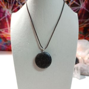 Orgonita Auténtica VIRUTA PEQUEÑA DE HIERRO colgante Círculo