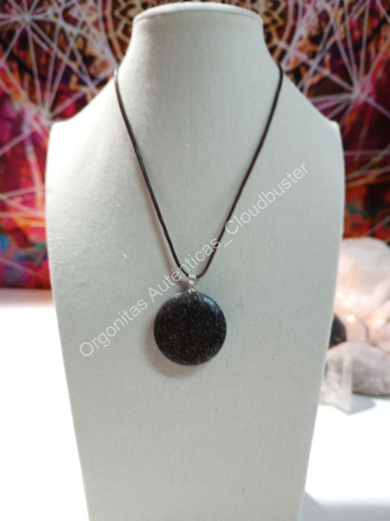 Orgonita Auténtica VIRUTA PEQUEÑA DE HIERRO colgante Círculo