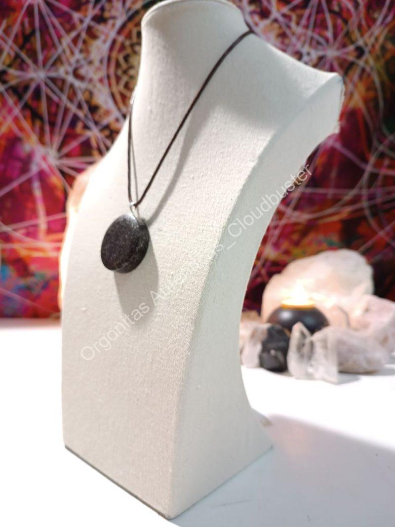 Orgonita Auténtica VIRUTA PEQUEÑA DE HIERRO colgante Círculo - Imagen 3