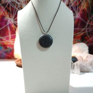 Orgonita Auténtica VIRUTA PEQUEÑA DE HIERRO colgante Círculo