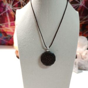 Orgonita Auténtica VIRUTA PEQUEÑA DE HIERRO colgante Dodecágono