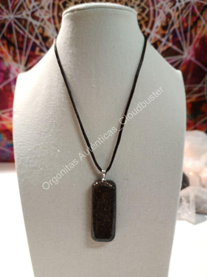 Orgonita Auténtica VIRUTA PEQUEÑA DE HIERRO colgante Rectángulo Grande