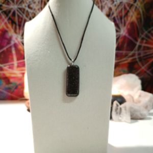 Orgonita Auténtica VIRUTA PEQUEÑA DE HIERRO colgante Rectángulo Grande