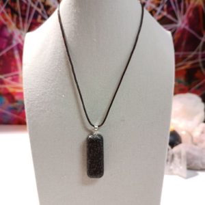 Orgonita Auténtica VIRUTA PEQUEÑA DE HIERRO colgante Rectángulo Pequeño