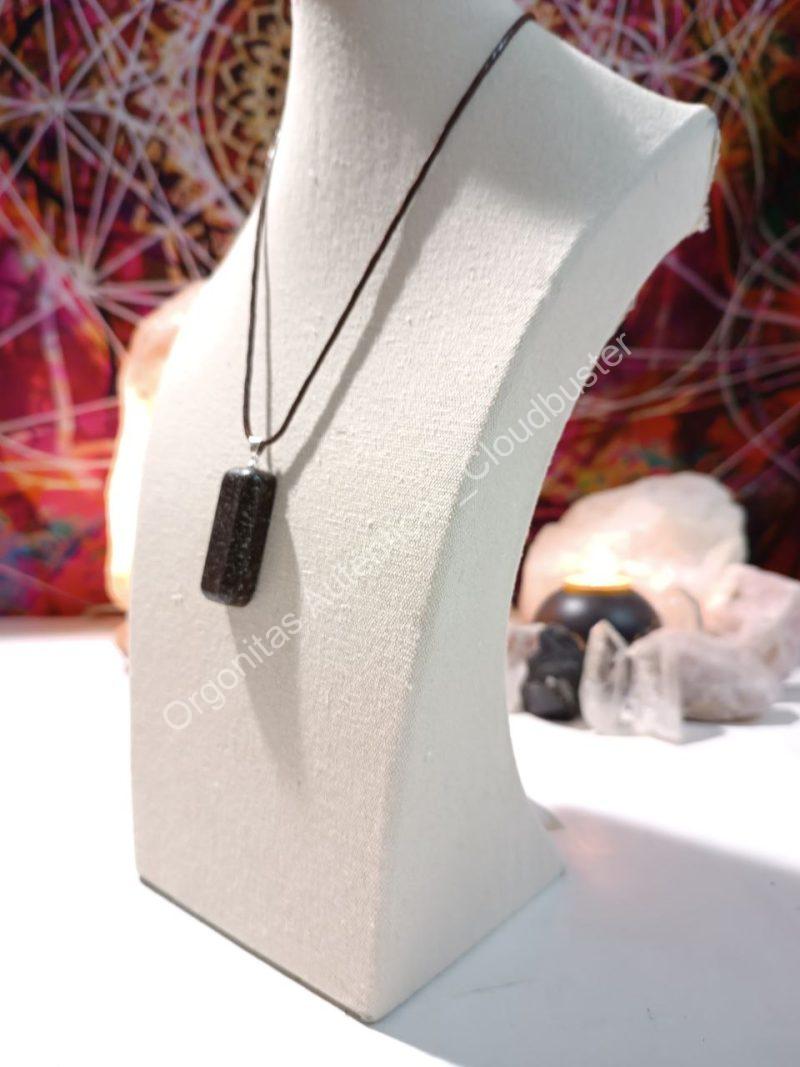 Orgonita Auténtica VIRUTA PEQUEÑA DE HIERRO colgante Rectángulo Pequeño - Imagen 3