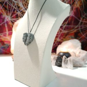 Orgonita Auténtica / Electronite Colgante Hoja Corazón