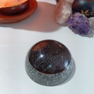 Orgonita Auténtica viruta de hierro y aluminio Semiesfera