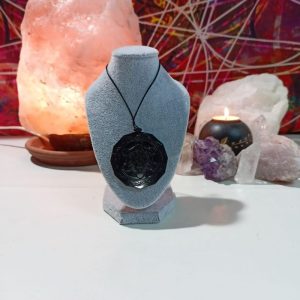 Colgante Orgonita Auténtica formato Metatrón de Magnetita