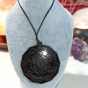Colgante Orgonita Auténtica formato Metatrón de Magnetita