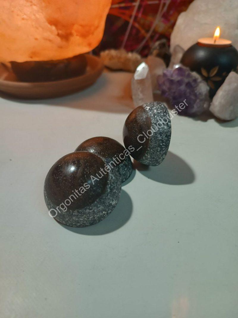 Orgonitas Auténticas Mini Semiesferas 3 Unidades - Imagen 5