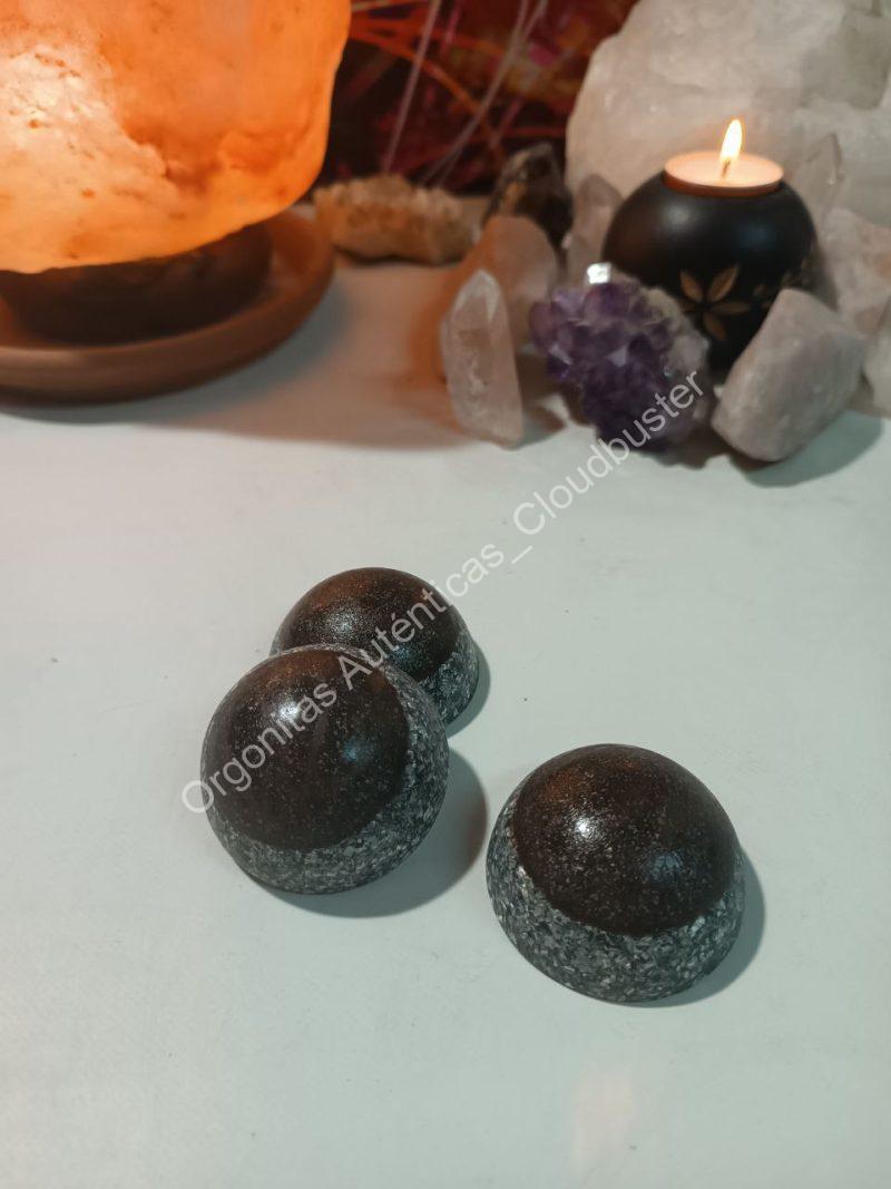 Orgonitas Auténticas Mini Semiesferas 3 Unidades - Imagen 2