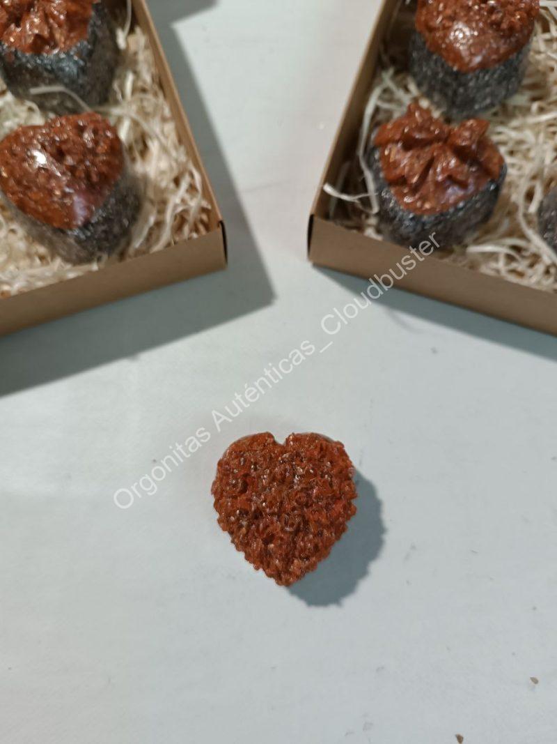 Orgonita Auténtica / Electronite Conjunto corazones Color - Imagen 5