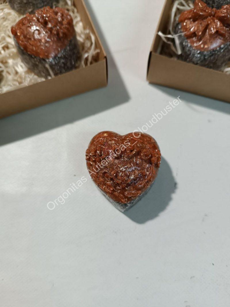 Orgonita Auténtica / Electronite Conjunto corazones Color - Imagen 4