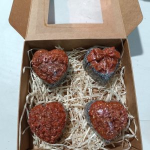 Orgonita Auténtica / Electronite Conjunto corazones Color