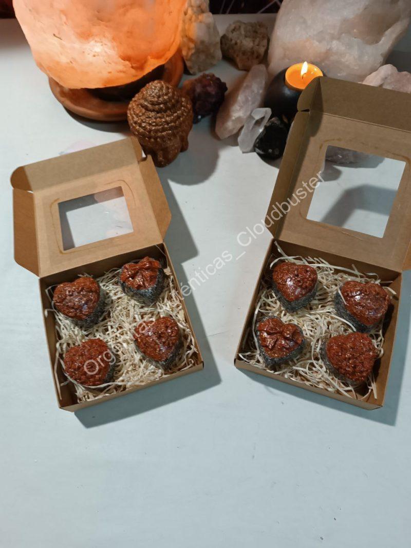 Orgonita Auténtica / Electronite Conjunto corazones Color - Imagen 2