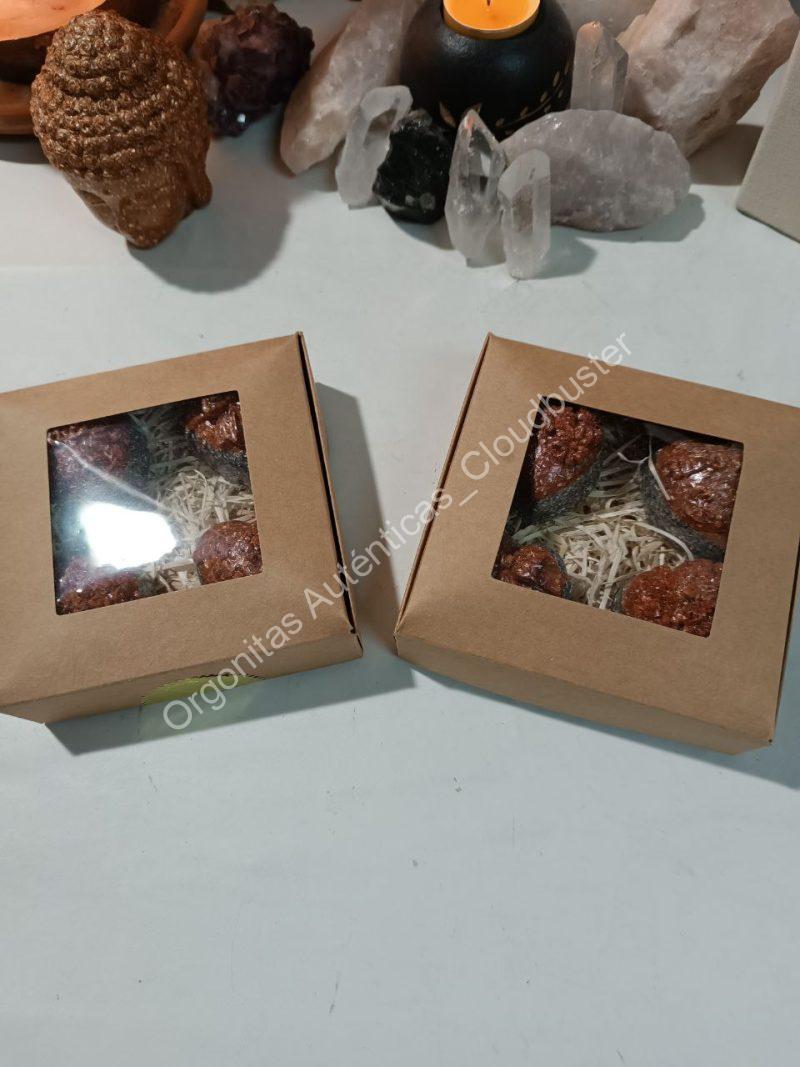 Orgonita Auténtica / Electronite Conjunto corazones Color - Imagen 3