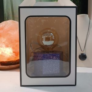 Lámpara mesita formato HEXAGONAL Orgonita Auténtica / Electronite